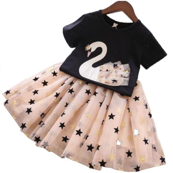 clothing sets children swan t-shirt+star mesh skirt 2pcs outfit 2021 summer toddler girls clothes suit kids tracksuit for, White
clothing sets children swan t-shirt+star mesh skirt 2pcs outfit 2021 summer toddler girls clothes suit kids tracksuit for, White