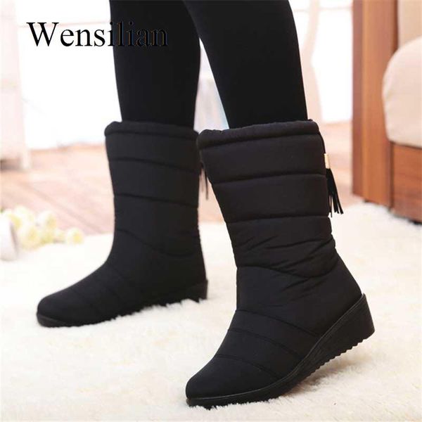 boots winter women mid-calf down high bota waterproof ladies snow shoes woman plush insole botas mujer invierno, Black
boots winter women mid-calf down high bota waterproof ladies snow shoes woman plush insole botas mujer invierno, Black