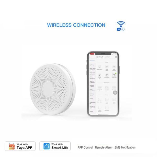 tuya smart home wifi fire detector smoke alarm sensor & carbon monoxide composite life remote sms notification control
tuya smart home wifi fire detector smoke alarm sensor & carbon monoxide composite life remote sms notification control