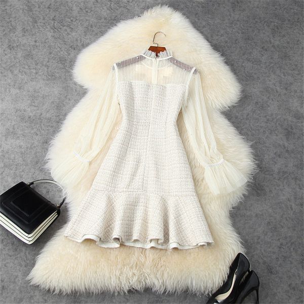 dress female runway design mode bowknot crocheted mini tweed slices dressed in autumn wool winter clothing, Black;gray
dress female runway design mode bowknot crocheted mini tweed slices dressed in autumn wool winter clothing, Black;gray