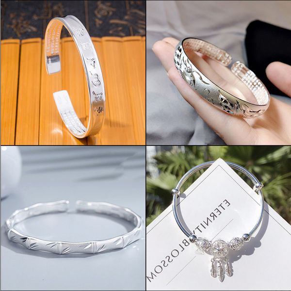 sansheng iii all over the sky star clover silver bracelet female bracelet solid temperament send girlfriend tanabata valentine's day gi, Black
sansheng iii all over the sky star clover silver bracelet female bracelet solid temperament send girlfriend tanabata valentine's day gi, Black