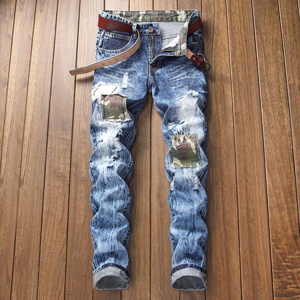 goods source men's cross-border rights buise repair gat jeans recreation water washing casual broek, Blue
goods source men's cross-border rights buise repair gat jeans recreation water washing casual broek, Blue