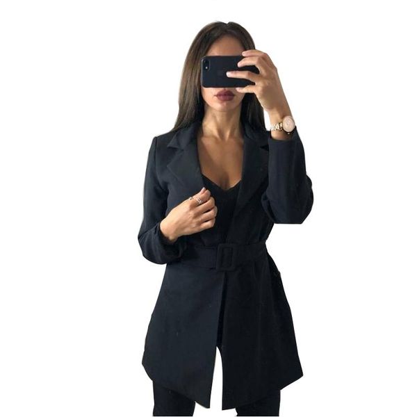 women's jackets nora twips 2021 office lady long winter coats women autumn turn-down collar belt solid slim overcoats female outerwear, Black;brown
women's jackets nora twips 2021 office lady long winter coats women autumn turn-down collar belt solid slim overcoats female outerwear, Black;brown