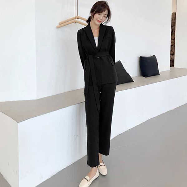 spring and autumn women's pants set casual solid color slim long sleeve ladies jacket fashion trousers 210527, White
spring and autumn women's pants set casual solid color slim long sleeve ladies jacket fashion trousers 210527, White