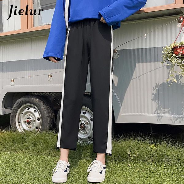 women's pants & capris 2021 autumn harajuku casual trousers side-stripe female -xxl loose elastic waist pockets black, Black;white
women's pants & capris 2021 autumn harajuku casual trousers side-stripe female -xxl loose elastic waist pockets black, Black;white