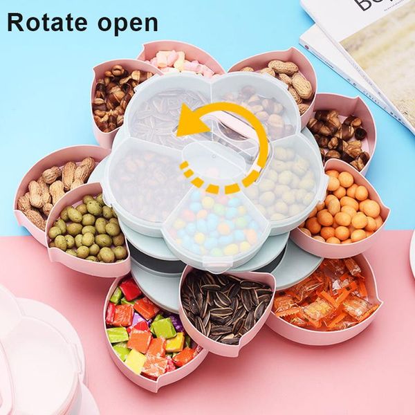 storage bottles & jars three layer nut serving platter flower-shaped rotating snack containers candy tray box for party home picnic ja55
storage bottles & jars three layer nut serving platter flower-shaped rotating snack containers candy tray box for party home picnic ja55