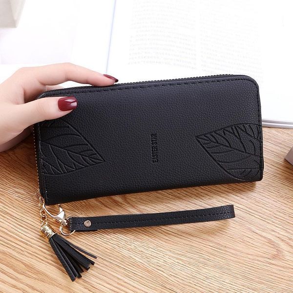 womens wallets and purses pu leather wallet female wristband leaf print long women purse large capacity phone bag, Red;black
womens wallets and purses pu leather wallet female wristband leaf print long women purse large capacity phone bag, Red;black