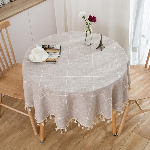 table cloth nordic grid round embroidered lace cloths washable cotton tablecloth cover for christmas banquet wedding decor
table cloth nordic grid round embroidered lace cloths washable cotton tablecloth cover for christmas banquet wedding decor