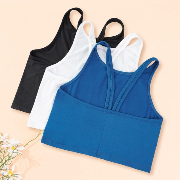 camisoles & tanks seamless crop women underwear daily backless tube female solid color breathable t-shirt lingere sleep, Black;white
camisoles & tanks seamless crop women underwear daily backless tube female solid color breathable t-shirt lingere sleep, Black;white