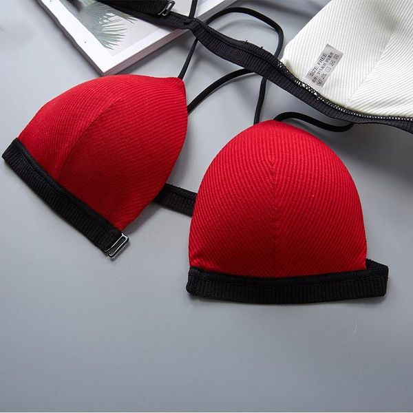 bras  french women bra front closure for lingerie comfort push up wire bralette tube top, Red;black
bras  french women bra front closure for lingerie comfort push up wire bralette tube top, Red;black