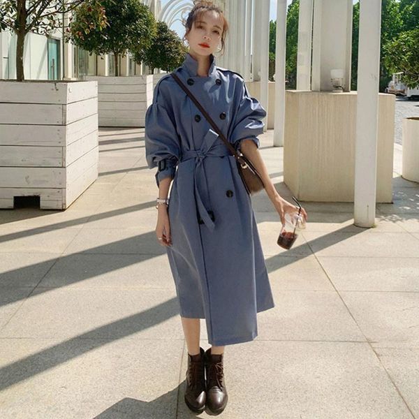 women's trench coats uk brand fashion 2021 fall /autumn casual double breasted simple classic long coat with belt chic female windbreak, Tan;black
women's trench coats uk brand fashion 2021 fall /autumn casual double breasted simple classic long coat with belt chic female windbreak, Tan;black