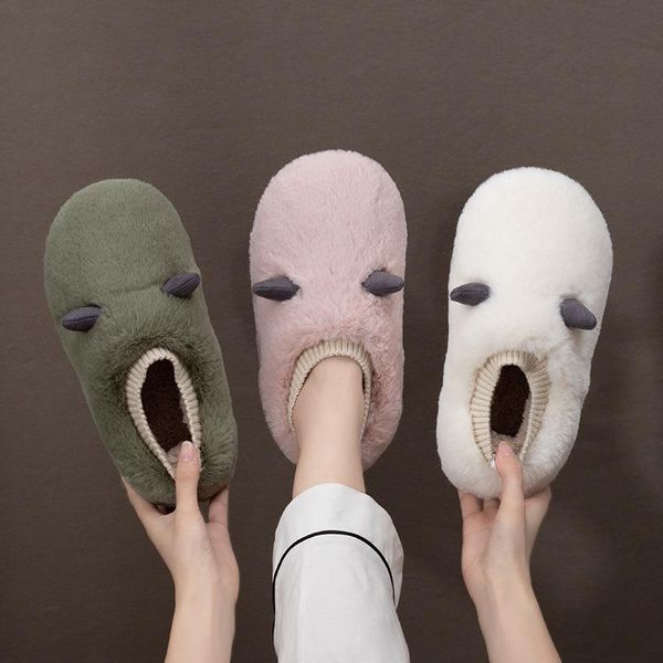 plush indoor cotton slippers couple casual comfortable cute ladies flat shoes home round toe non-slip warm soft, Black
plush indoor cotton slippers couple casual comfortable cute ladies flat shoes home round toe non-slip warm soft, Black