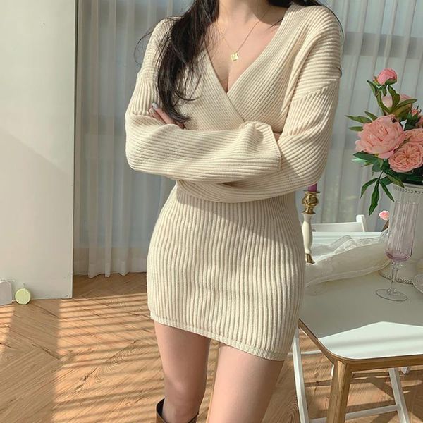 casual dresses llzacoosh autumn winter thick v-neck solid sweater women long sleeve slim sheath mini female clothing, Black;gray
casual dresses llzacoosh autumn winter thick v-neck solid sweater women long sleeve slim sheath mini female clothing, Black;gray