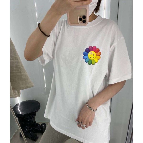 men's shirt brand sunflower cotton round neck short sleeve t-shirt printed pattern lovers' wear men's and women's fashio, White;black
men's shirt brand sunflower cotton round neck short sleeve t-shirt printed pattern lovers' wear men's and women's fashio, White;black