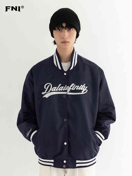 fni - american retro lock baseball suit, men's wear, embroidered pilot et, thin, casual coat, autumn fashion, Black
fni - american retro lock baseball suit, men's wear, embroidered pilot et, thin, casual coat, autumn fashion, Black