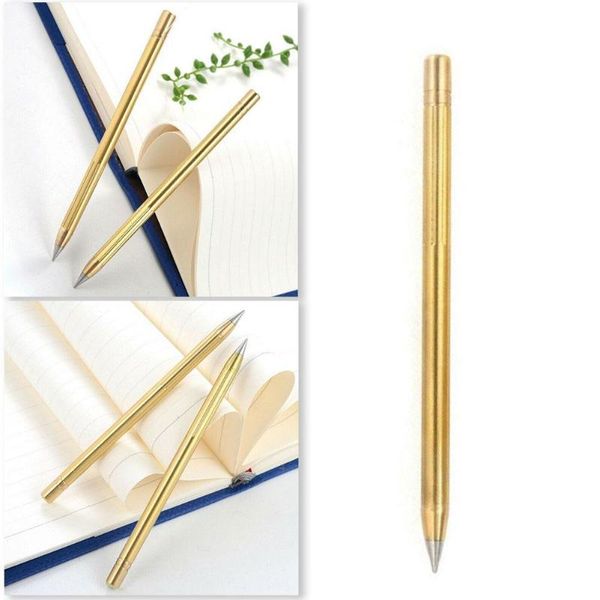 ballpoint pens retro brass inkless pen pure metal no-ink copper pencil gift travel everlasting stylus outdoor 1pcs o4k7, Blue;orange
ballpoint pens retro brass inkless pen pure metal no-ink copper pencil gift travel everlasting stylus outdoor 1pcs o4k7, Blue;orange