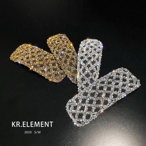 hair accessories full drill grid hairpin korean temperament net red simple headdress women's fashion go out edge clip versatile, Slivery;white
hair accessories full drill grid hairpin korean temperament net red simple headdress women's fashion go out edge clip versatile, Slivery;white