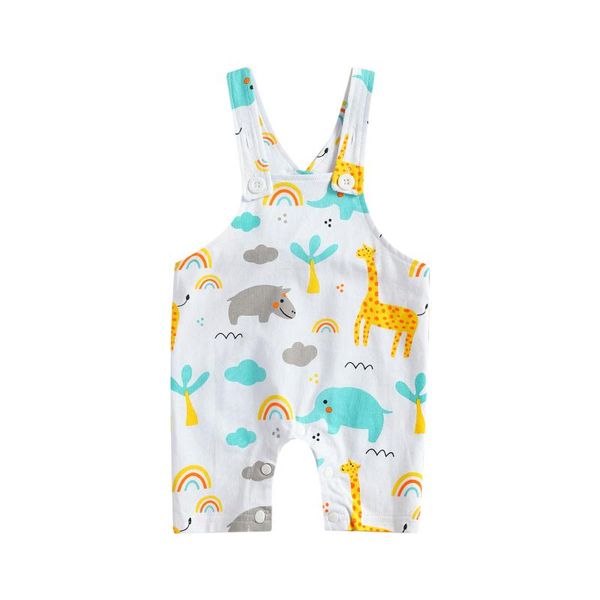 jumpsuits 2021 0-24m cute infant baby boy girl romper overalls cartoon animal rainbow print sleeveless jumpsuit playsuit summer one piece, Blue
jumpsuits 2021 0-24m cute infant baby boy girl romper overalls cartoon animal rainbow print sleeveless jumpsuit playsuit summer one piece, Blue