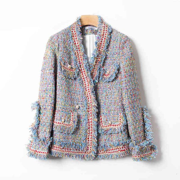 women's jackets tweed jacket oversized collarless blue clothes for women long-sleeved lace short coat autumn winter 201015 1ak7, Black;brown
women's jackets tweed jacket oversized collarless blue clothes for women long-sleeved lace short coat autumn winter 201015 1ak7, Black;brown