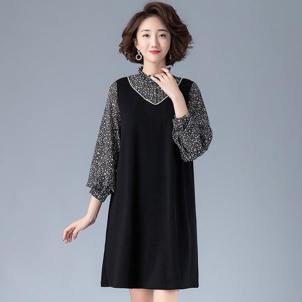casual dresses women's clothing autumn style loose vestidos printing fake two robe femme plus size vintage dress, Black;gray
casual dresses women's clothing autumn style loose vestidos printing fake two robe femme plus size vintage dress, Black;gray
