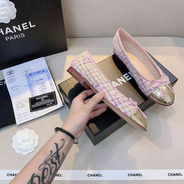 official website 70% off outlet spring and summer fashion small fragrance ballet shoes women's round head flat bottom color matching bo, Black 
official website 70% off outlet spring and summer fashion small fragrance ballet shoes women's round head flat bottom color matching bo, Black