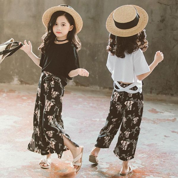 clothing sets summer kids girls clothes teenager short sleeve cross tshirt+elephant print pants children's loose set 4 7 8 10 12 13 14y, White
clothing sets summer kids girls clothes teenager short sleeve cross tshirt+elephant print pants children's loose set 4 7 8 10 12 13 14y, White