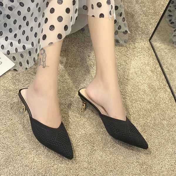 slippers 2021 ladies trend thin mature retro simple temperament casual comfortable shopping dating women u24-16, Black
slippers 2021 ladies trend thin mature retro simple temperament casual comfortable shopping dating women u24-16, Black