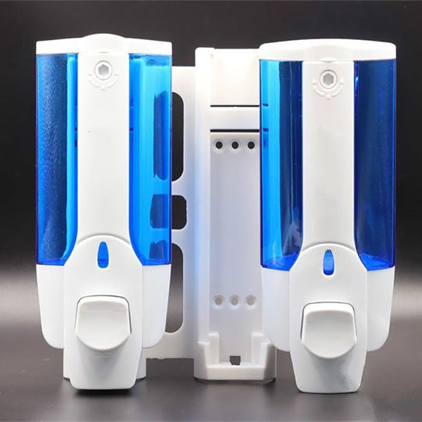 ml capacity dual pump action soap lotion dispenser wall-mounted with clear chambers for shower body wash shampoo liquid
ml capacity dual pump action soap lotion dispenser wall-mounted with clear chambers for shower body wash shampoo liquid