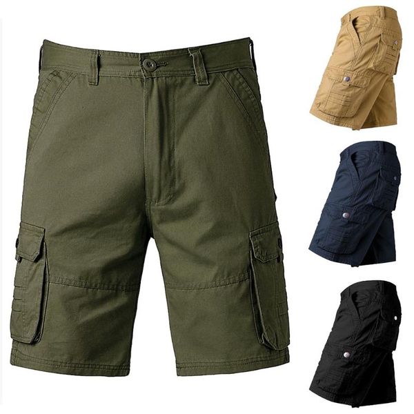shorts men fashion casual cotton pocket solid outdoors work trouser cargo short pants clothing spodenki homme men's, White;black
shorts men fashion casual cotton pocket solid outdoors work trouser cargo short pants clothing spodenki homme men's, White;black