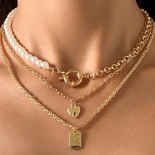chains letter heart hanging tag multi-layer necklace female collares chain streetwear bijoux femme pendant bohemian accessories, Silver
chains letter heart hanging tag multi-layer necklace female collares chain streetwear bijoux femme pendant bohemian accessories, Silver
