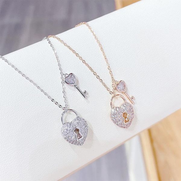 chains 14k real gold plated heart necklace shining bling zircon women clavicle chain elegant key charm wedding pendant jewelry, Silver
chains 14k real gold plated heart necklace shining bling zircon women clavicle chain elegant key charm wedding pendant jewelry, Silver