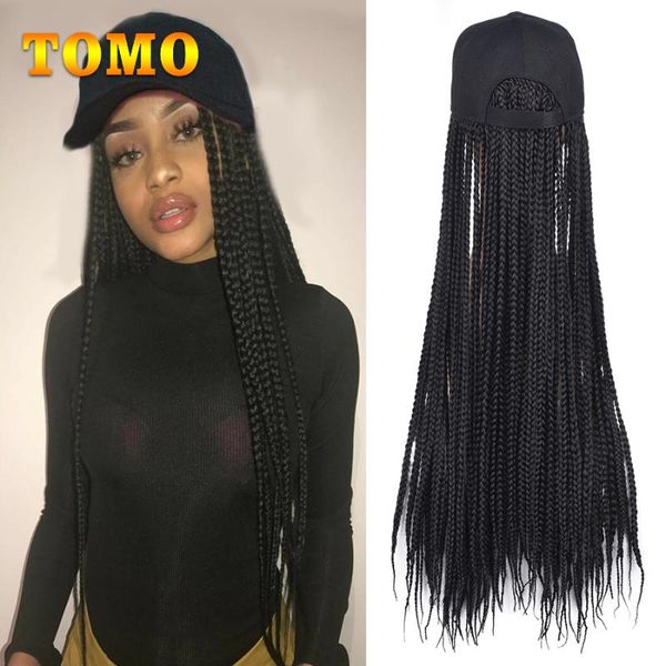 synthetic wigs ombre box braids wig baseball cap with 24inch long boxed braiding hair heat resistant for woman girls, Black
synthetic wigs ombre box braids wig baseball cap with 24inch long boxed braiding hair heat resistant for woman girls, Black