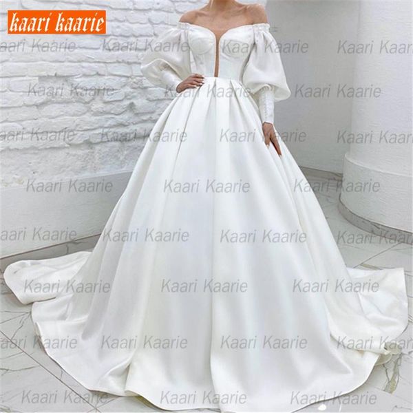 other wedding dresses fashionable white satin dress 2021 off shoulder zipper robe de mariee vestido novia ivory bridal casamento
other wedding dresses fashionable white satin dress 2021 off shoulder zipper robe de mariee vestido novia ivory bridal casamento