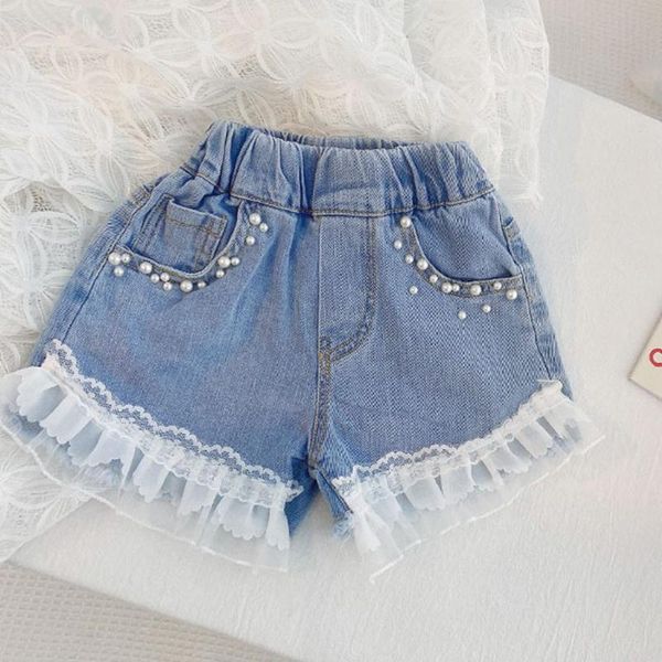 girls kids princess beaded lace jeans pants summer sweet children baby trousers outfits s12334 shorts, Black
girls kids princess beaded lace jeans pants summer sweet children baby trousers outfits s12334 shorts, Black