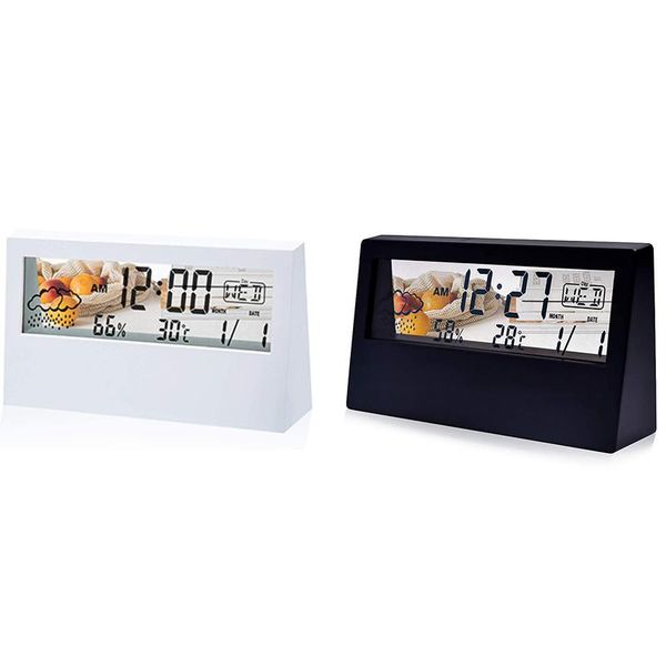 other clocks & accessories alarm clock with transparent lcd, battery operated weather clock, digital date, weather, temperature
other clocks & accessories alarm clock with transparent lcd, battery operated weather clock, digital date, weather, temperature