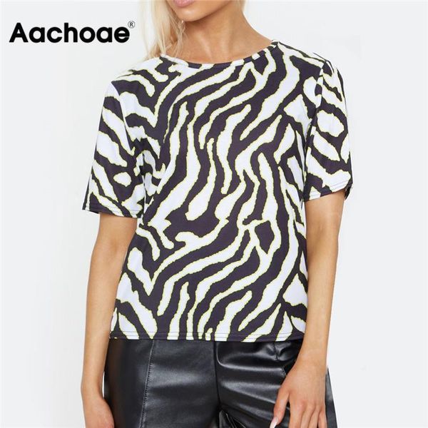 women summer t shirt 2021 zebra print short sleeve t-shirt casual loose tees streetwear tshirts camisas mujer, Black;white
women summer t shirt 2021 zebra print short sleeve t-shirt casual loose tees streetwear tshirts camisas mujer, Black;white