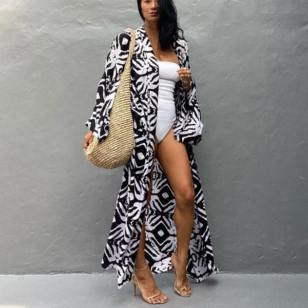 women's swimwear ayualin 2022 over size printed beach bikini cover-ups beachwear swimsuit cover up cotton tunic boho maxi dress cardiga, White;black
women's swimwear ayualin 2022 over size printed beach bikini cover-ups beachwear swimsuit cover up cotton tunic boho maxi dress cardiga, White;black