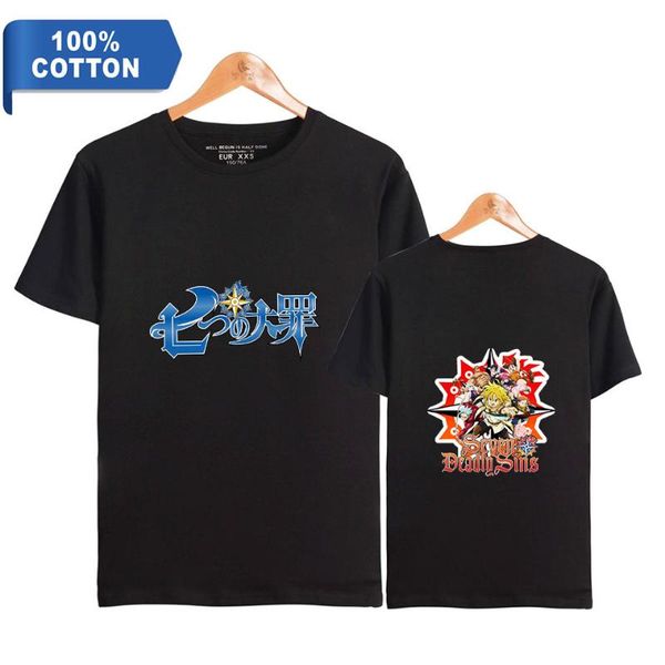 men's t-shirts japanese anime the seven deadly sins fashionable tshirt summer short sleeve 100% cotton t shirt man, White;black
men's t-shirts japanese anime the seven deadly sins fashionable tshirt summer short sleeve 100% cotton t shirt man, White;black