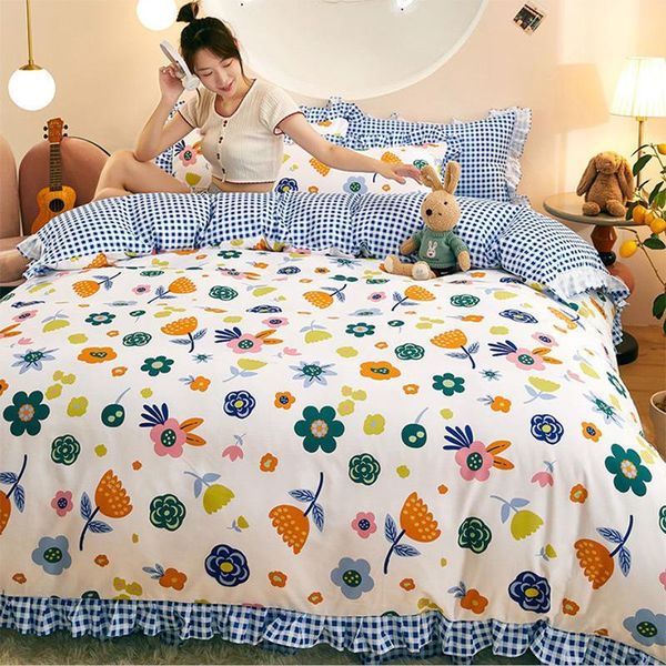 bedding sets four bed skirt suit, small and pure fresh bedding, princess style student dormitory is tasted three-piece suit children
bedding sets four bed skirt suit, small and pure fresh bedding, princess style student dormitory is tasted three-piece suit children