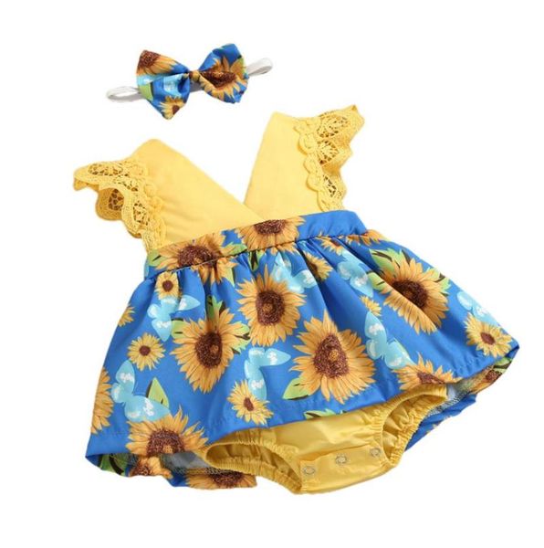jumpsuits children's clothes kids summer girls casual baby sunflower print set sleeveless v-neck jumpsuit lace bow-knot headband, Blue
jumpsuits children's clothes kids summer girls casual baby sunflower print set sleeveless v-neck jumpsuit lace bow-knot headband, Blue