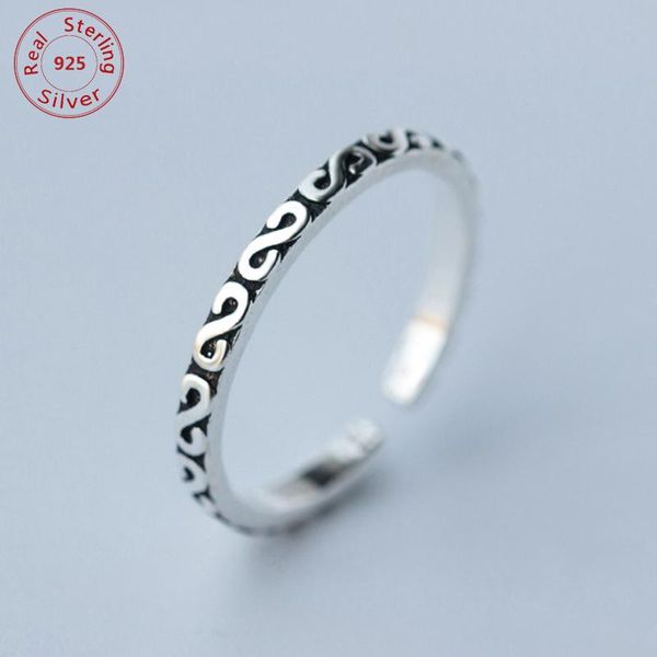 cluster rings 925 sterling silver s letter personality vintage color metal opening ring for women gift, trendy 8 word, Golden;silver
cluster rings 925 sterling silver s letter personality vintage color metal opening ring for women gift, trendy 8 word, Golden;silver