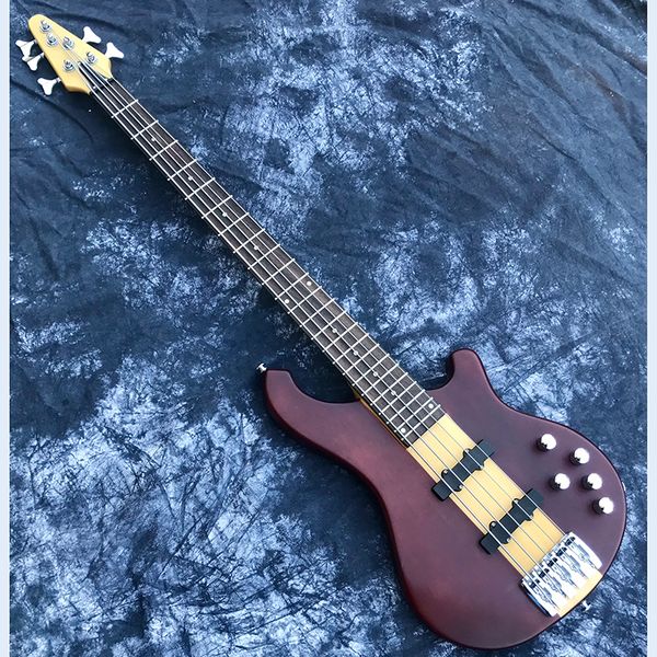 high end wooden five string bass, active pickup, moving tone, delivery home. 
high end wooden five string bass, active pickup, moving tone, delivery home.