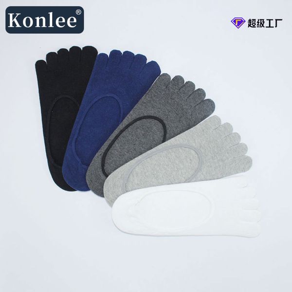 spring tide socks men's cotton casual sweat absorbing shallow, Black