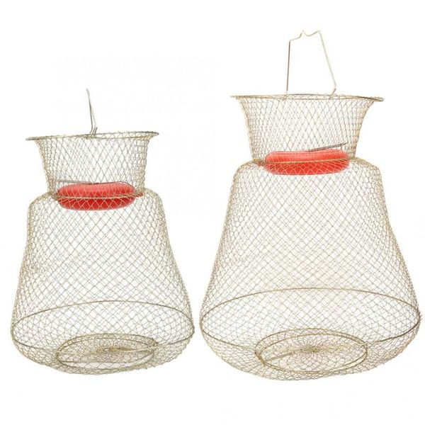 stainless steel fish basket foldable round shrimp s/l fishing net cage with floating bowl accessories
stainless steel fish basket foldable round shrimp s/l fishing net cage with floating bowl accessories