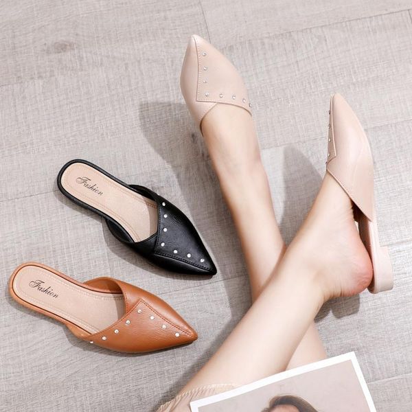 lazy casual rhinestone women's shoes summer flat slippers comfortable slip-on for women sandals, Black
lazy casual rhinestone women's shoes summer flat slippers comfortable slip-on for women sandals, Black