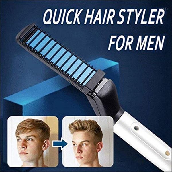 piece multifunctional hair comb curling iron straightening curler styling tool combs electric brush for men1, Silver
piece multifunctional hair comb curling iron straightening curler styling tool combs electric brush for men1, Silver