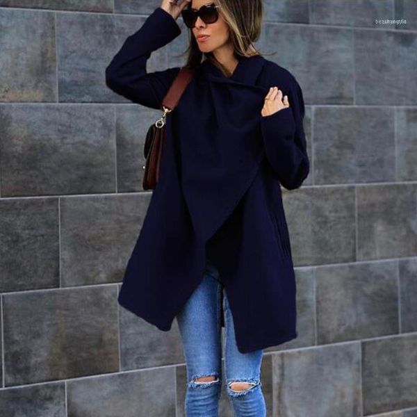 women's wool & blends autumn winter coat solid long shawl 2021 large size vintage fashion women casual cloak belt female jacket, Black
women's wool & blends autumn winter coat solid long shawl 2021 large size vintage fashion women casual cloak belt female jacket, Black
