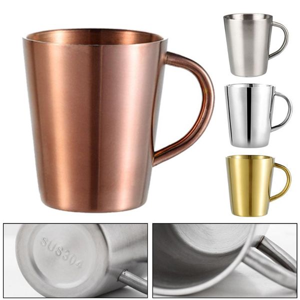 mugs 304 stainless steel water mug double wall portable drink cup heat insulation beer home coffee restaurant with handle
mugs 304 stainless steel water mug double wall portable drink cup heat insulation beer home coffee restaurant with handle