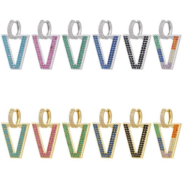 hoop & huggie zhukou geometric rectangle triangle small earrings 2 lines crystal for women handmade jewelry wholesale ve332, Golden;silver
hoop & huggie zhukou geometric rectangle triangle small earrings 2 lines crystal for women handmade jewelry wholesale ve332, Golden;silver