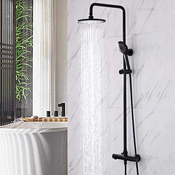 shower system thermostatic mixer taps water rainfall bathroom wall mounted bathtub faucets sets
shower system thermostatic mixer taps water rainfall bathroom wall mounted bathtub faucets sets